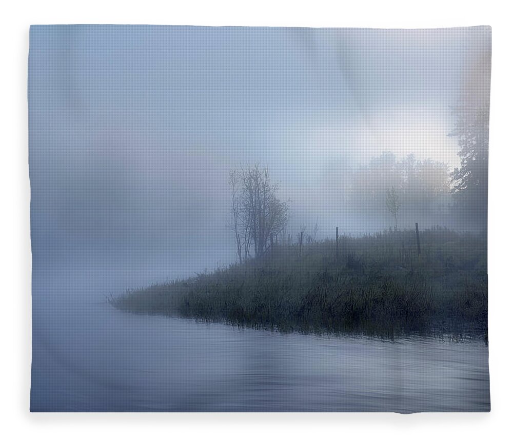 Landscape Fleece Blanket featuring the photograph Water by Dan Jurak