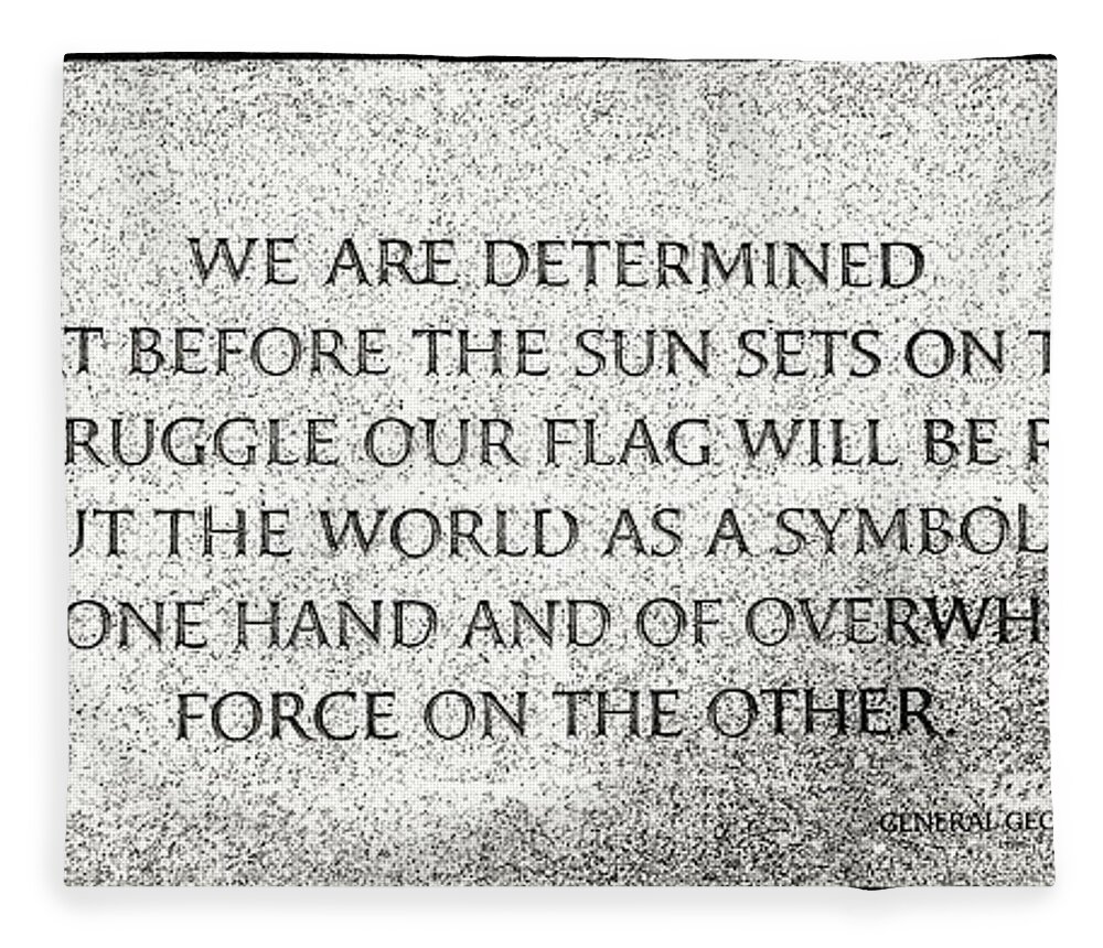 We Are Determined Fleece Blanket featuring the photograph We Are Determined...... by Allen Beatty
