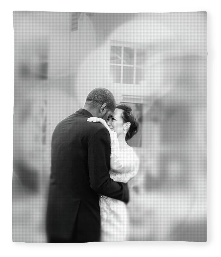 Wedding Fleece Blanket featuring the photograph Wedding Dance by Theresa Johnson