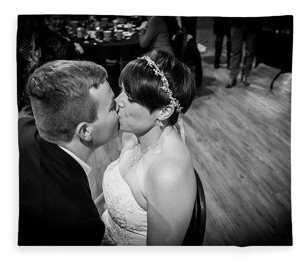 Greg Fleece Blanket featuring the photograph Wedding Reception by Jim Whitley