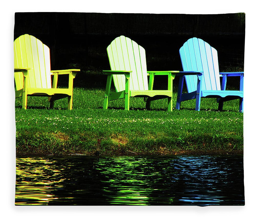Color Fleece Blanket featuring the photograph Westchester Adirondacks by Rick Locke - Out of the Corner of My Eye