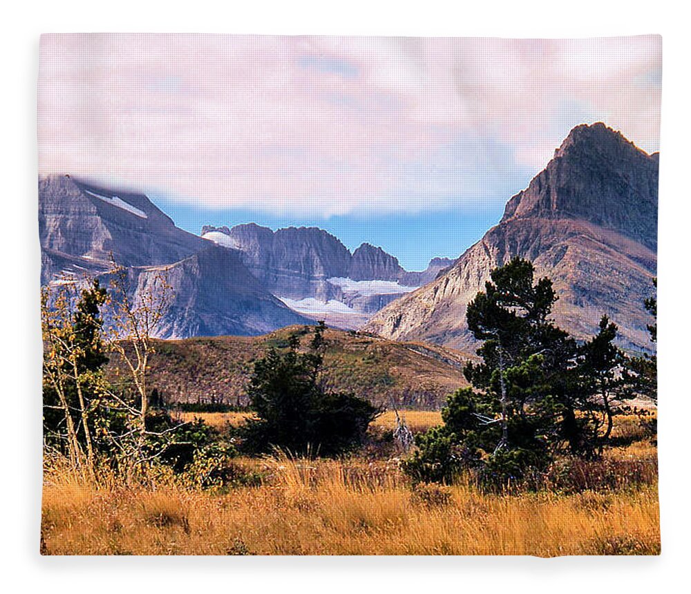 Landscape Fleece Blanket featuring the photograph Western Landscape by Russel Considine