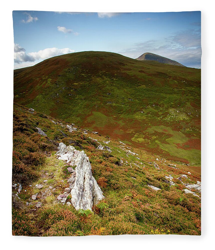 Path Fleece Blanket featuring the photograph What Path by Mark Callanan
