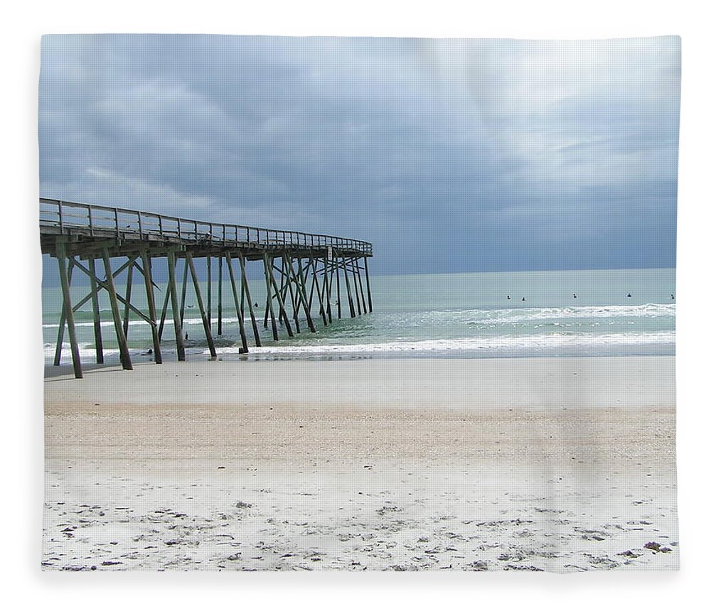  Fleece Blanket featuring the photograph Wrightsville Beach by Heather E Harman