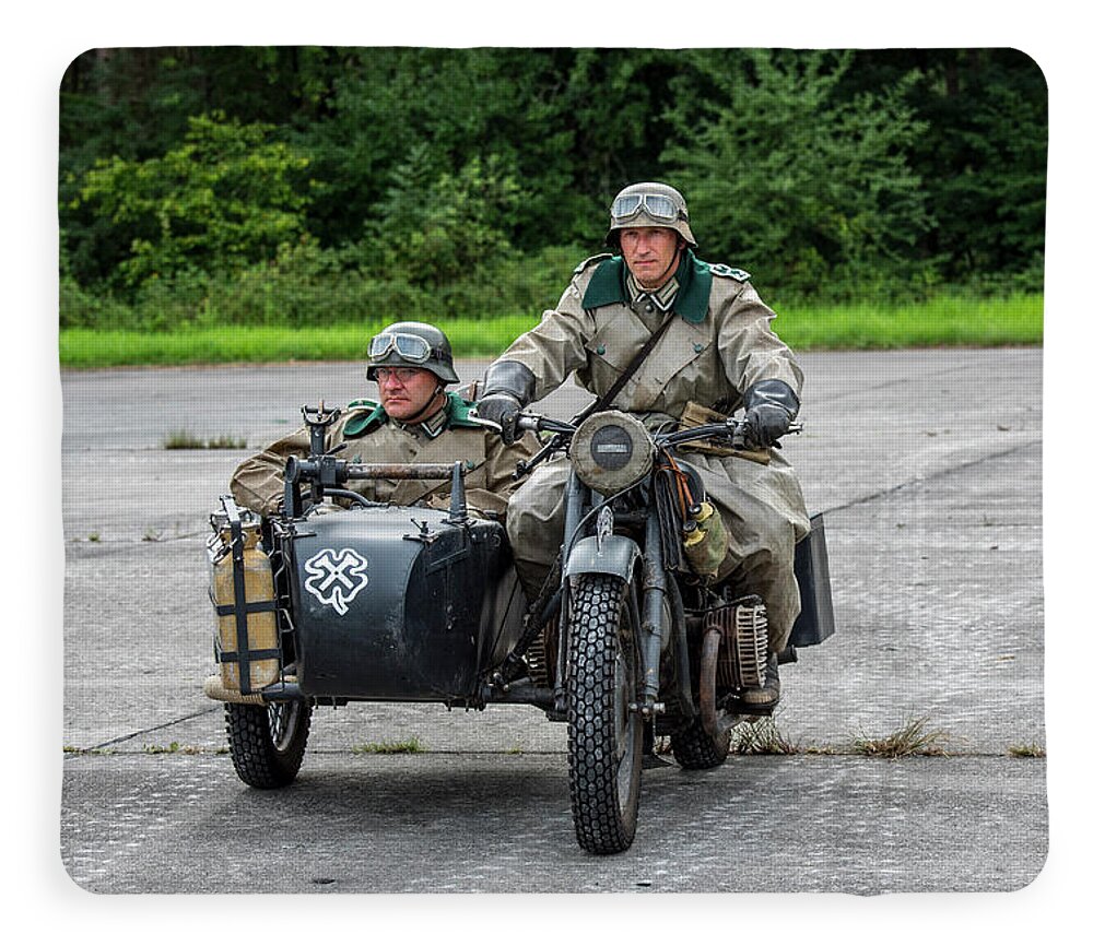 WW2 German BMW Sidecar Motorcycles Fleece Blanket by Arterra Picture  Library - Fine Art America