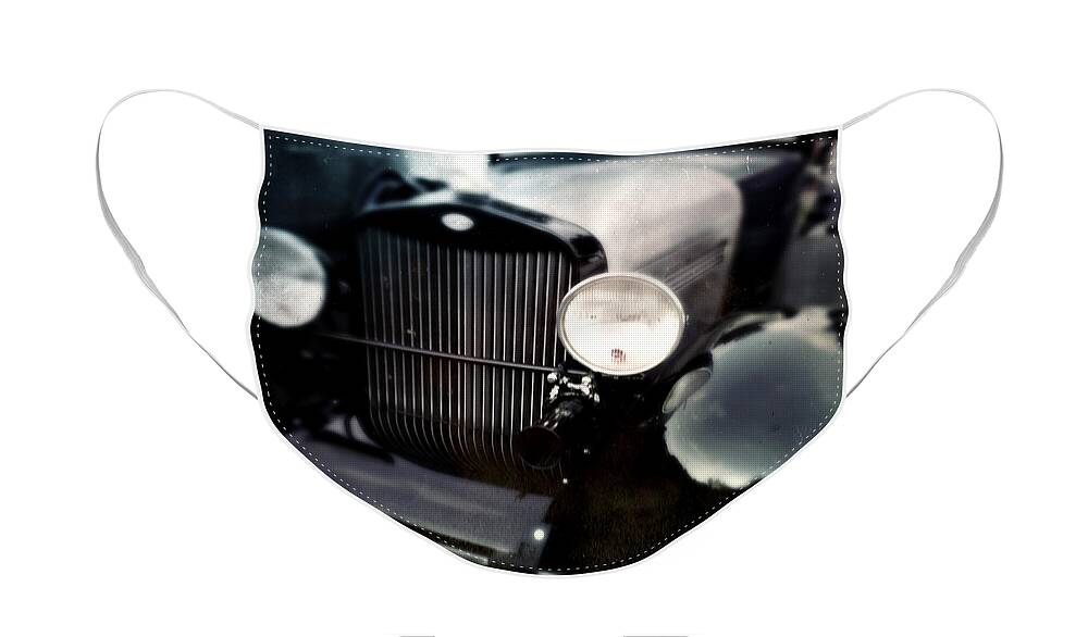 Classic Face Mask featuring the photograph 1928 Lincoln by Tim Nyberg