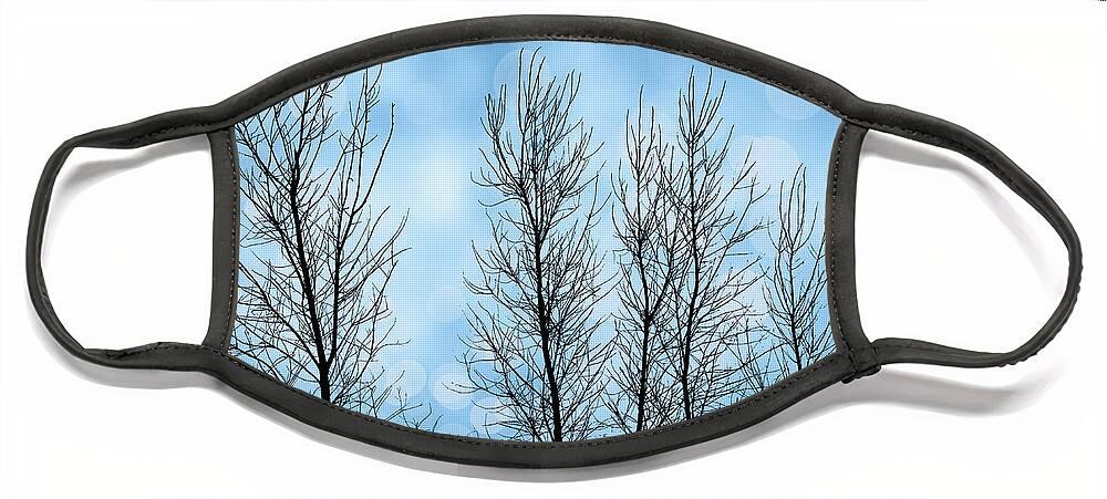 Bare Branches Face Mask featuring the photograph Bare by Cathy Kovarik