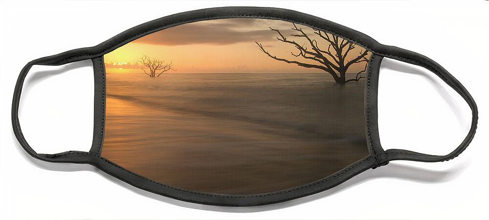 Sea Face Mask featuring the photograph Sunrise at Botany Bay Beach by Doug McPherson