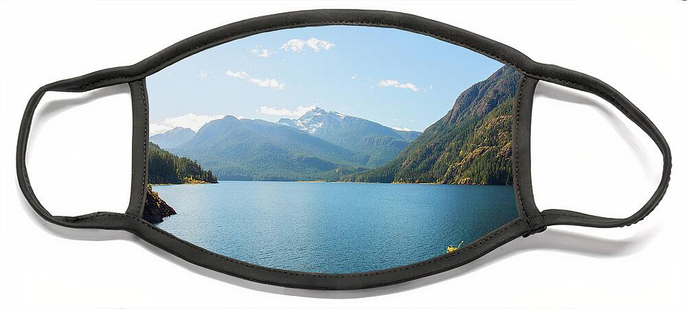 Landscapes Face Mask featuring the photograph Buttle Lake 01 #1 by Claude Dalley