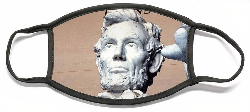 Washington Face Mask featuring the photograph Lincoln Memorial by Kenny Glover