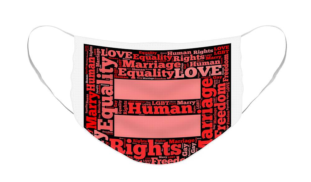 Doma Face Mask featuring the photograph Marriage Equality for All #1 by Amy Cicconi