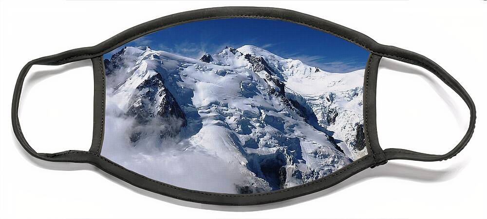Mountain Face Mask featuring the photograph Mont Blanc - France #1 by Cristina Stefan