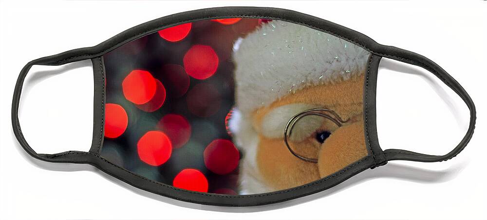 Santa Face Mask featuring the photograph Santa by Spikey Mouse Photography