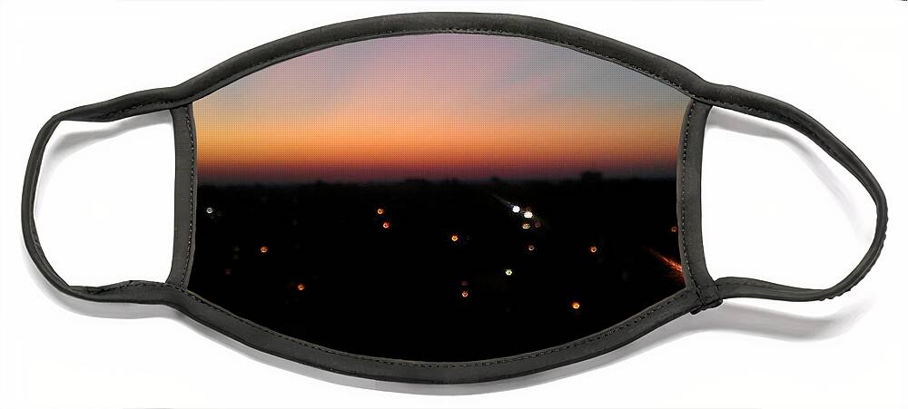 Sunset Face Mask featuring the photograph Sunset Silhouette by Kenny Glover