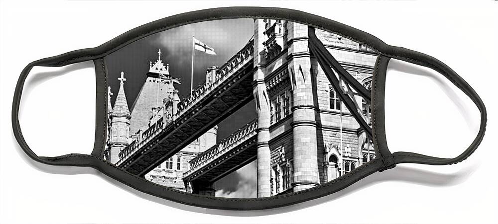 Tower Face Mask featuring the photograph Tower bridge in London 1 by Elena Elisseeva