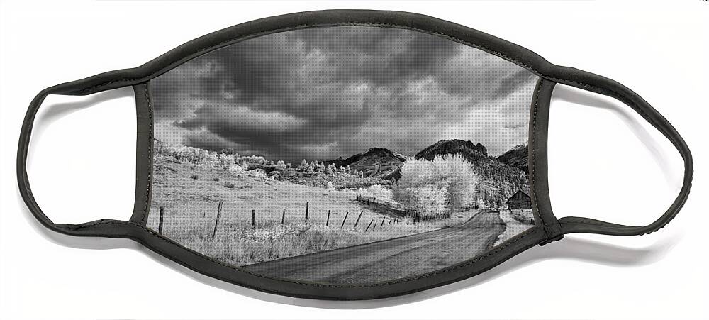 Antique Face Mask featuring the photograph Traveling Down by Jon Glaser