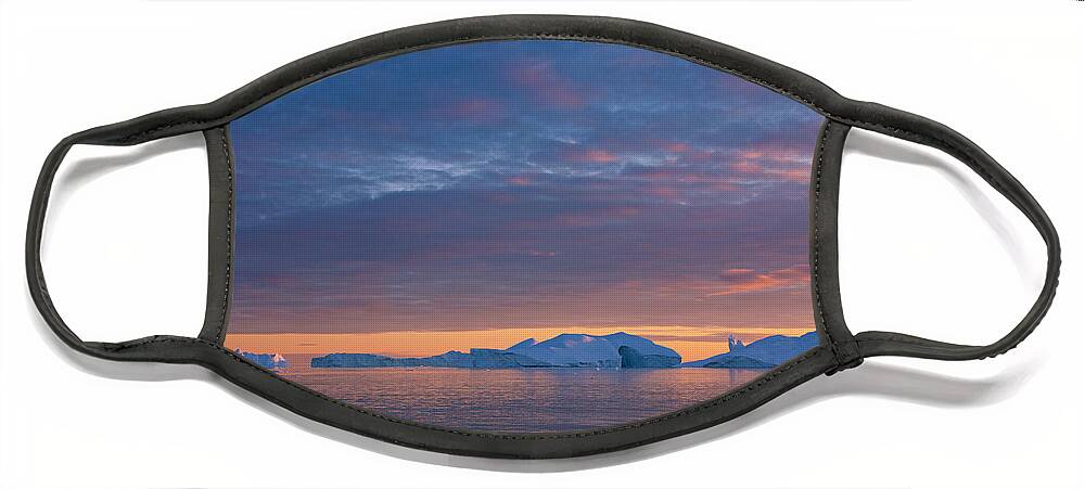Iceberg Face Mask featuring the photograph 110613p176 by Arterra Picture Library