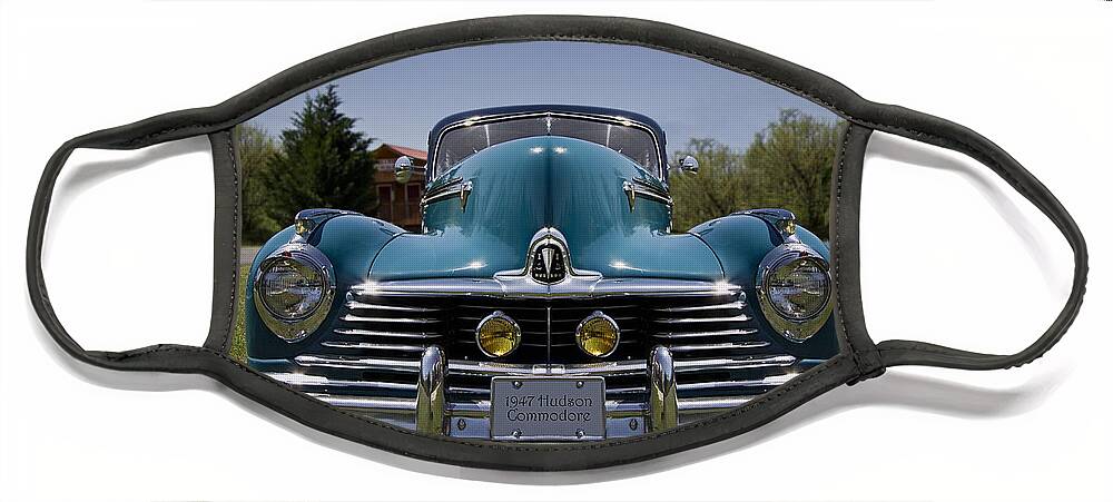 '47 Face Mask featuring the photograph 1947 Hudson Commodore by Debra and Dave Vanderlaan