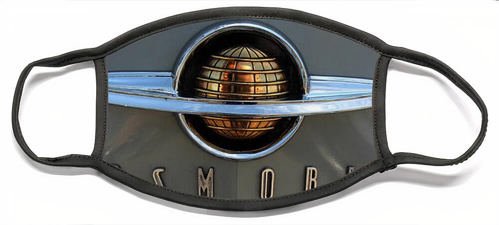 1949 Oldsmobile Face Mask featuring the photograph 1949 Oldsmobile Logo by Amanda Stadther