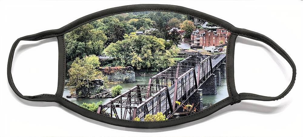 Harpers Ferry Face Mask featuring the photograph Harpers Ferry #1 by JC Findley