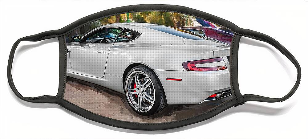 2007 Aston Martin Face Mask featuring the photograph 2007 Aston Martin DB9 Coupe Painted #3 by Rich Franco