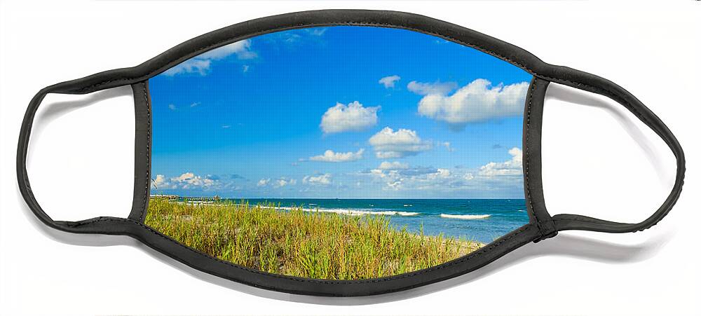 Cocoa Beach Face Mask featuring the photograph Cocoa Beach by Raul Rodriguez