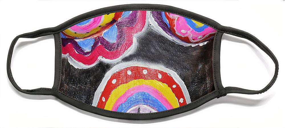 Hadassah Greater Atlanta Face Mask featuring the photograph 4. Susan Proctor, Artist, 2015  by Best Strokes - Formerly Breast Strokes - Hadassah Greater Atlanta
