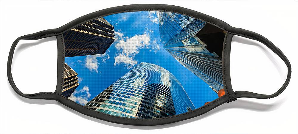Architecture Face Mask featuring the photograph Skyscrapers by Raul Rodriguez