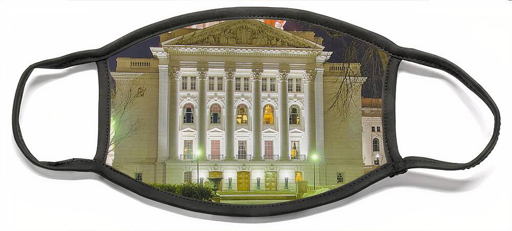 Capitol Face Mask featuring the photograph Madison capitol by Steven Ralser