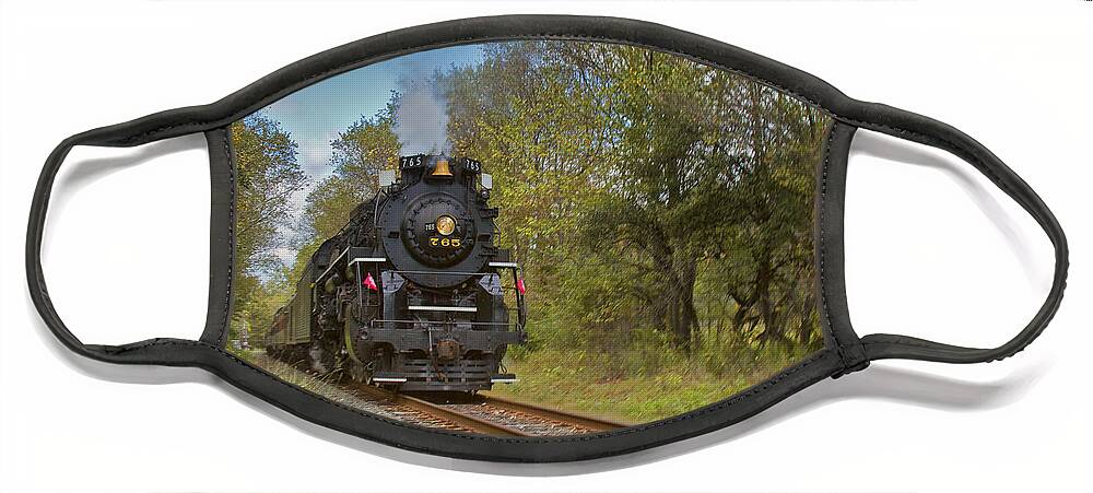 765 Face Mask featuring the photograph 765 by Jack R Perry