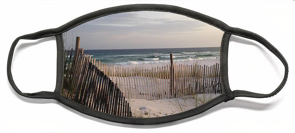 Beach Photography Face Mask featuring the photograph A Simple Life by Mary Buck