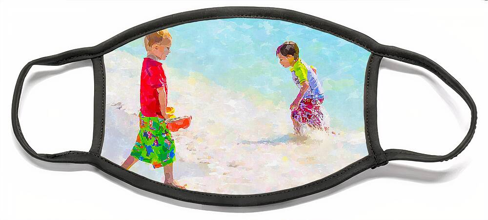 a Summer To Remember V Face Mask featuring the photograph A Summer to Remember V by Susan Molnar