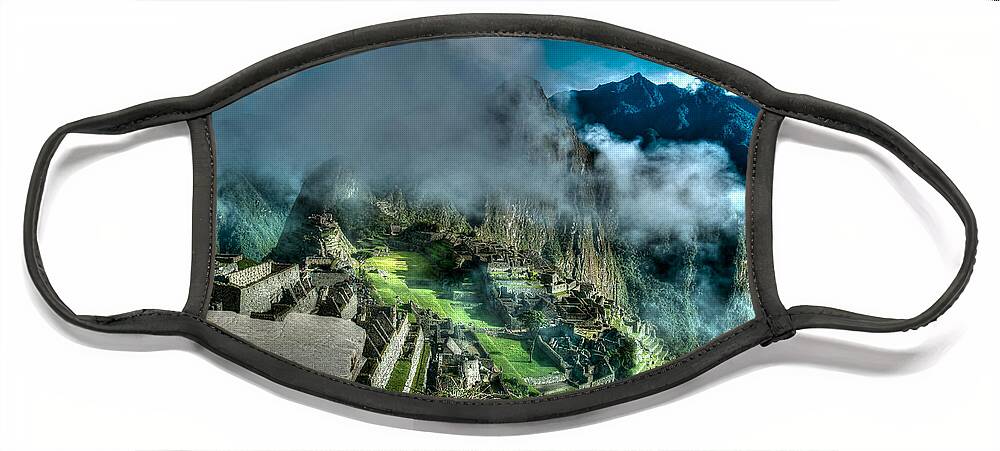 Photograph Face Mask featuring the photograph Above The Clouds by Richard Gehlbach