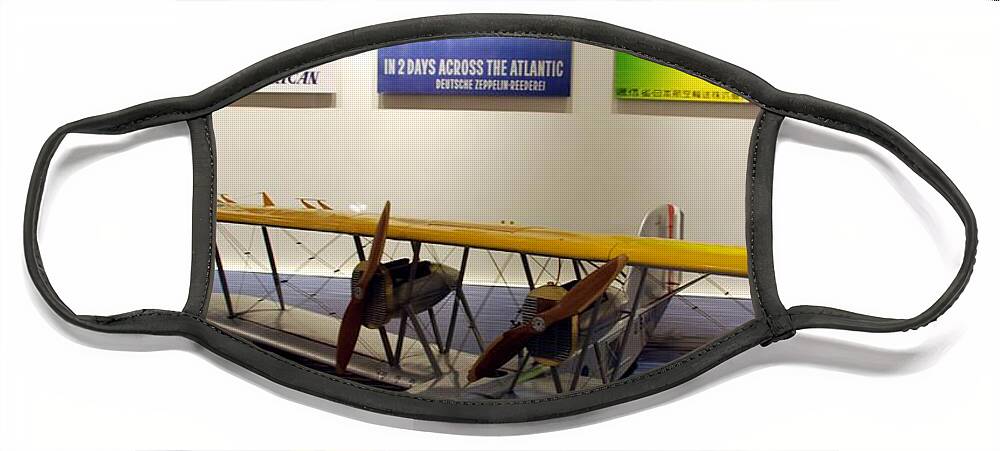 Aviation Face Mask featuring the photograph Amphibious Plane and Era Posters by Kenny Glover