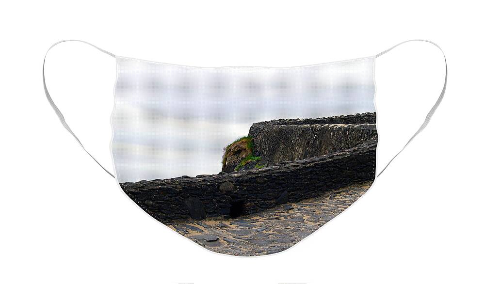 Fine Art Photography Face Mask featuring the photograph Ancient Road in Ireland by Patricia Griffin Brett