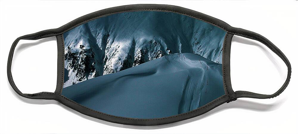 Colette Face Mask featuring the photograph Another Late Day in the Mountains by Colette V Hera Guggenheim