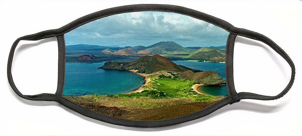 Galapagos Face Mask featuring the photograph Ash to Wonder by Richard Gehlbach