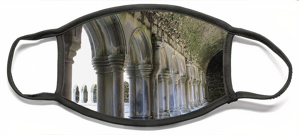 Ireland Face Mask featuring the photograph Askeaton Friary by Carrie Todd