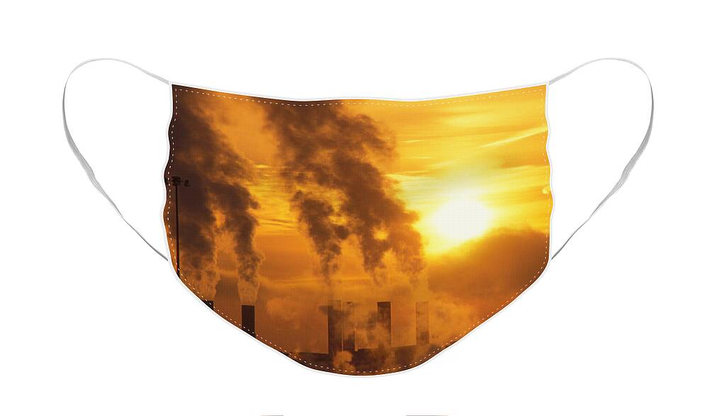 Environment Face Mask featuring the photograph Auto Factory by Jim West
