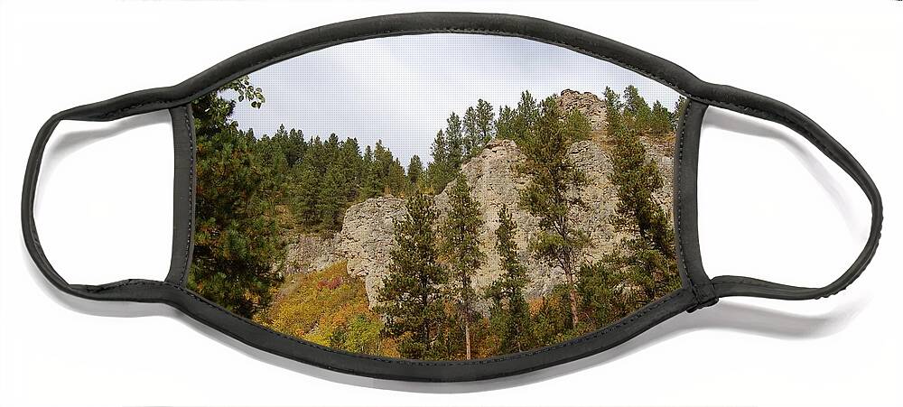 Autumn Face Mask featuring the photograph Autumn in the Canyon by Greni Graph