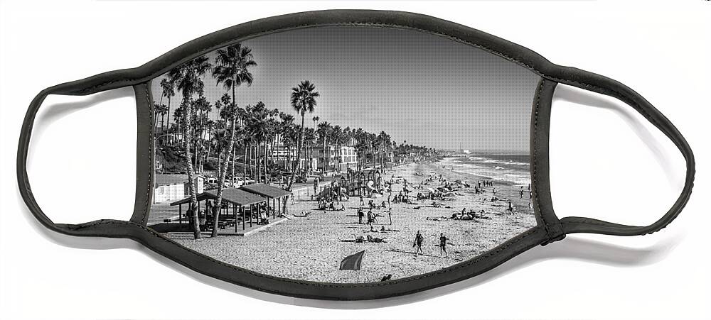 Beach Face Mask featuring the photograph Beach Life from Yesteryear by John Wadleigh