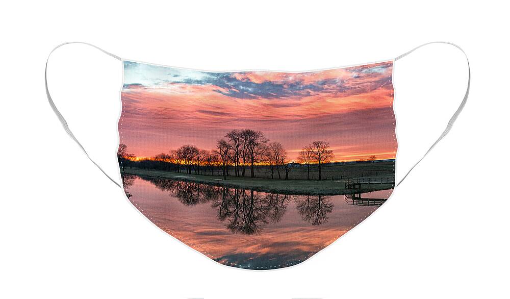 Sunrise Face Mask featuring the photograph Before The Storm by Craig Leaper