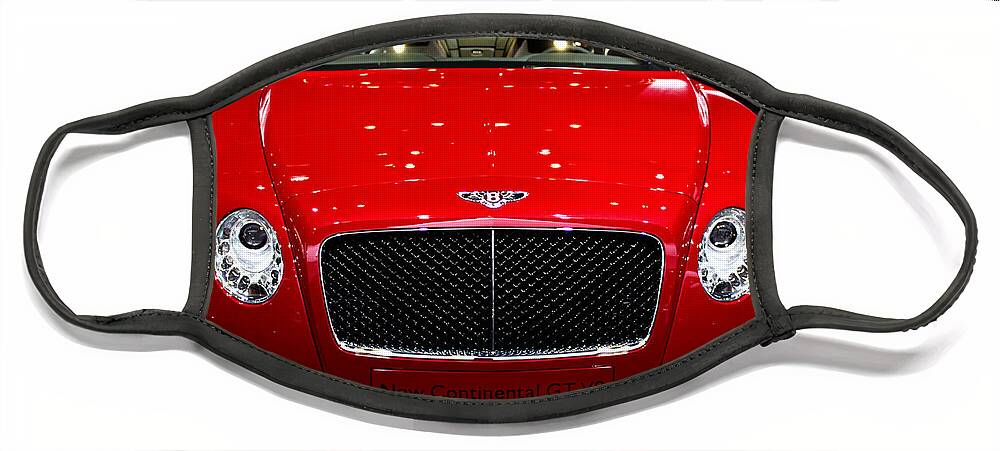 Bentley Face Mask featuring the photograph Bentley Continental GT V8 by Rachel Cohen