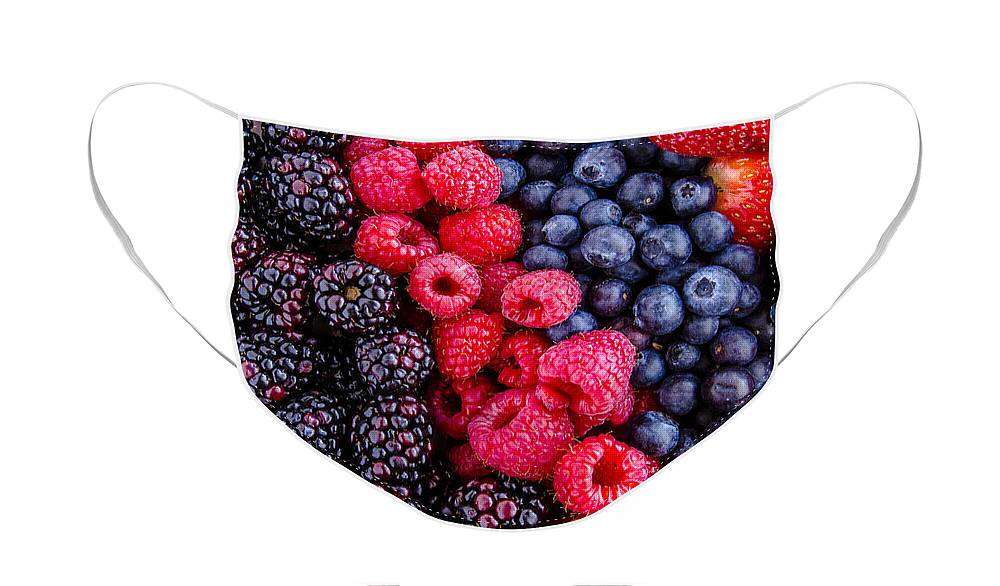 Agriculture Face Mask featuring the photograph Berry Delicious by Teri Virbickis