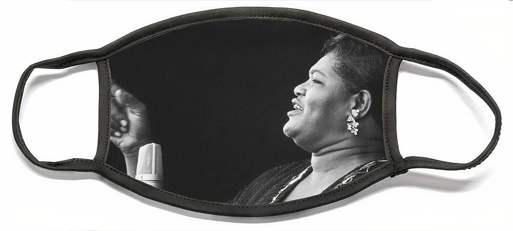 Big Mama Thornton Face Mask featuring the photograph Big Mama Thornton by Dave Allen