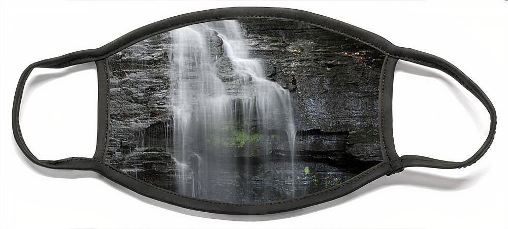 Waterfall Face Mask featuring the photograph Bridal Veil Falls by Jennifer Ancker