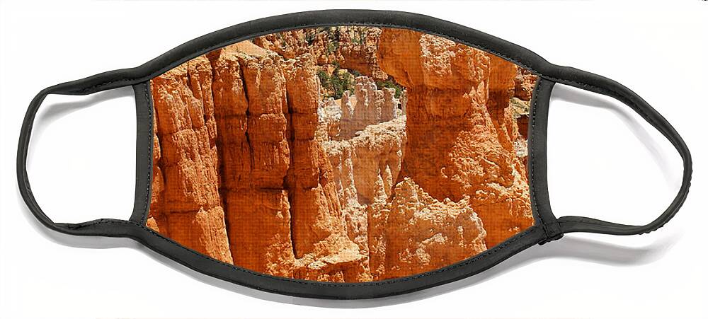 Desert Face Mask featuring the photograph Bryce Canyon 2 by Mike McGlothlen