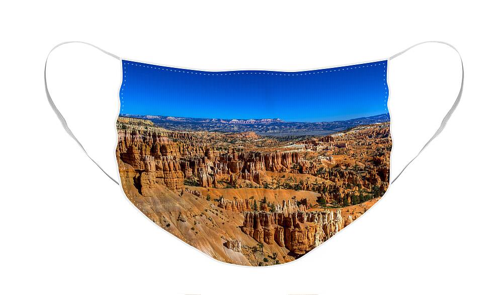 Bryce Canyon Face Mask featuring the photograph Bryce's Glory by Chad Dutson