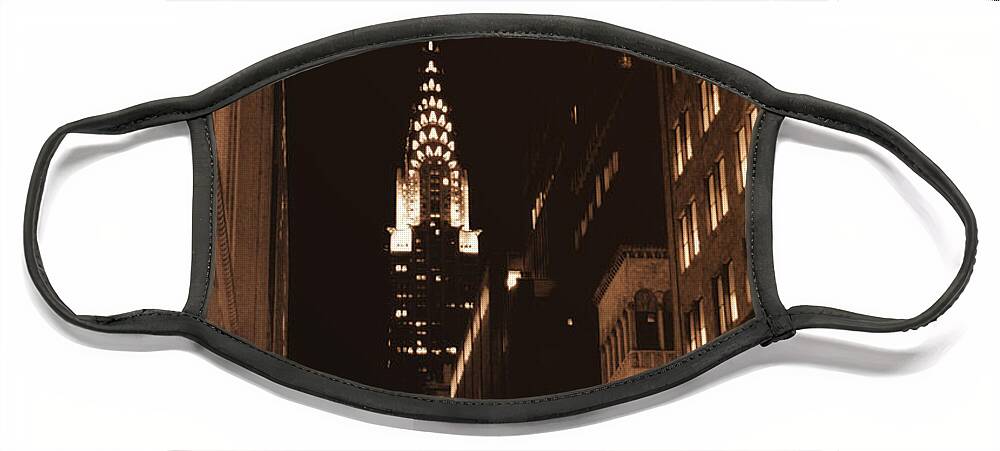 New York Face Mask featuring the photograph Chrysler Building by Donna Blackhall