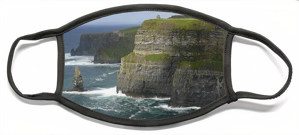 Ireland Face Mask featuring the photograph Cliffs of Moher 2 by Mike McGlothlen
